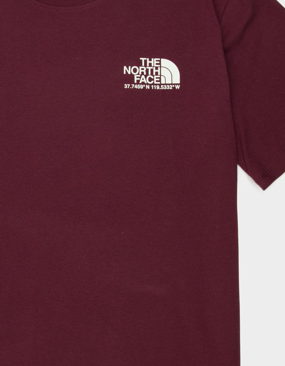THE NORTH FACE Coordinates Mens Tee - BURGUNDY Product Image