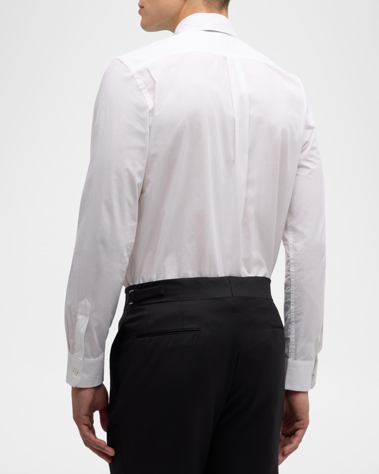 Men's Pleated Bib-Front Evening Dress Shirt Product Image