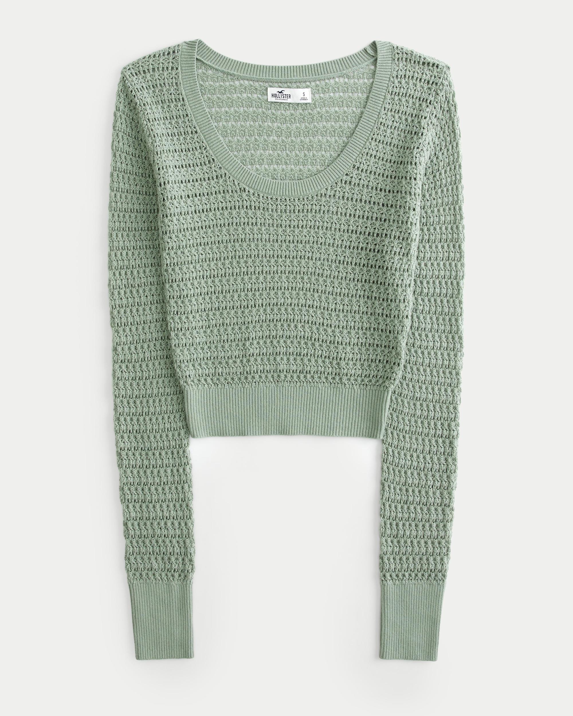 Stitchy Scoop Sweater Product Image