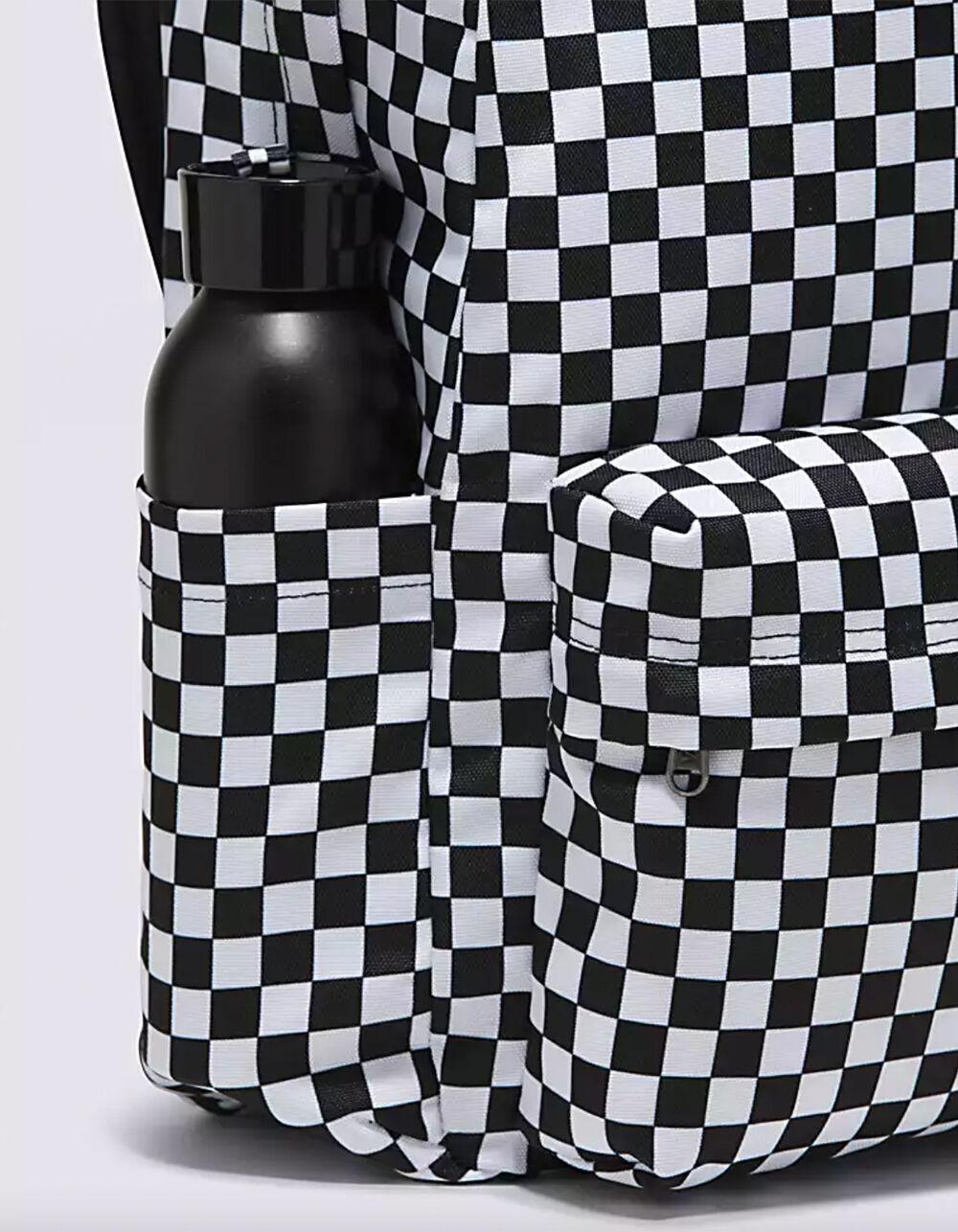 VANS Old Skool Check Backpack - BLACK/WHITE Product Image
