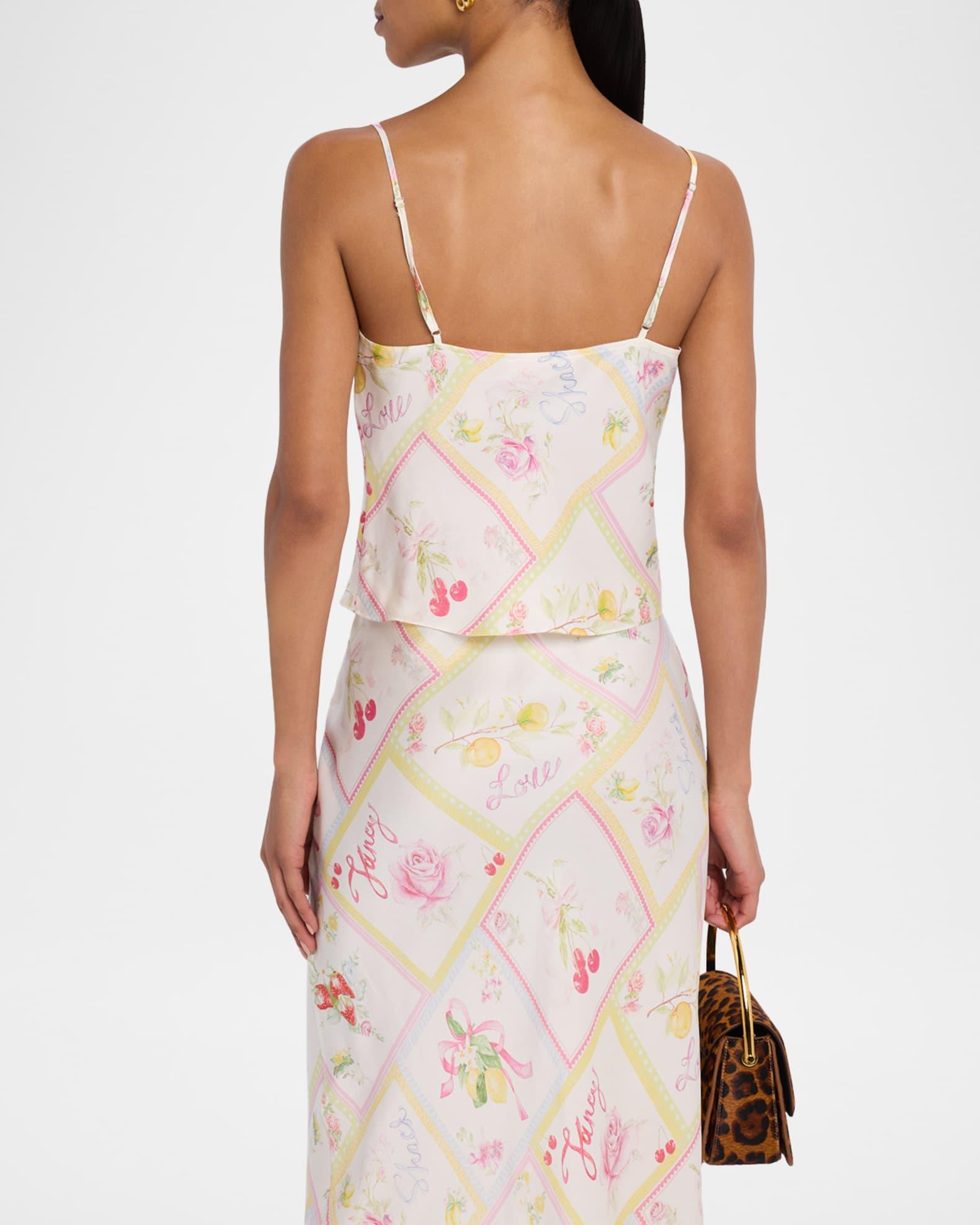 Cabi Silky Fruit Print Top Product Image