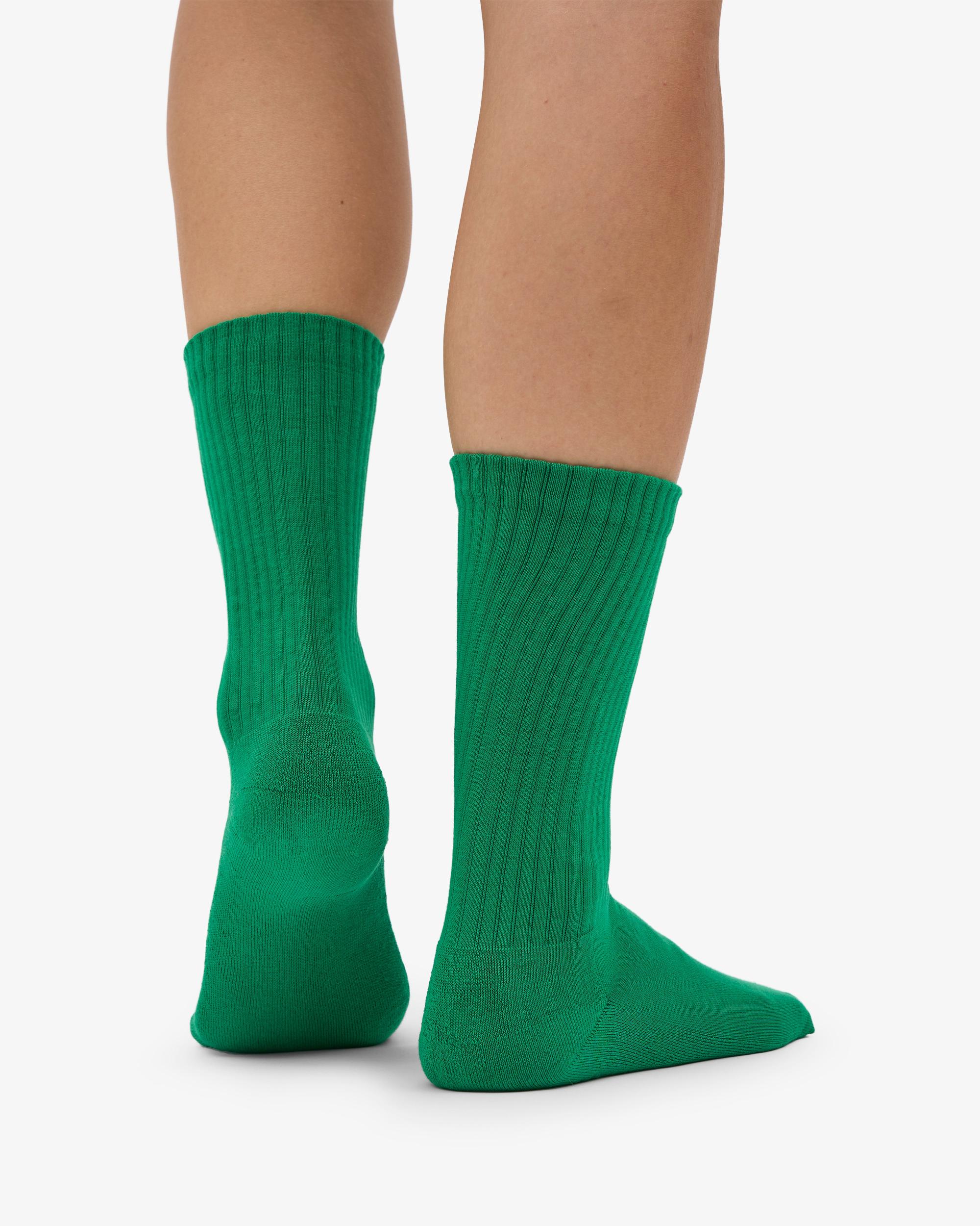 Organic Active Sock - Emerald Green Product Image