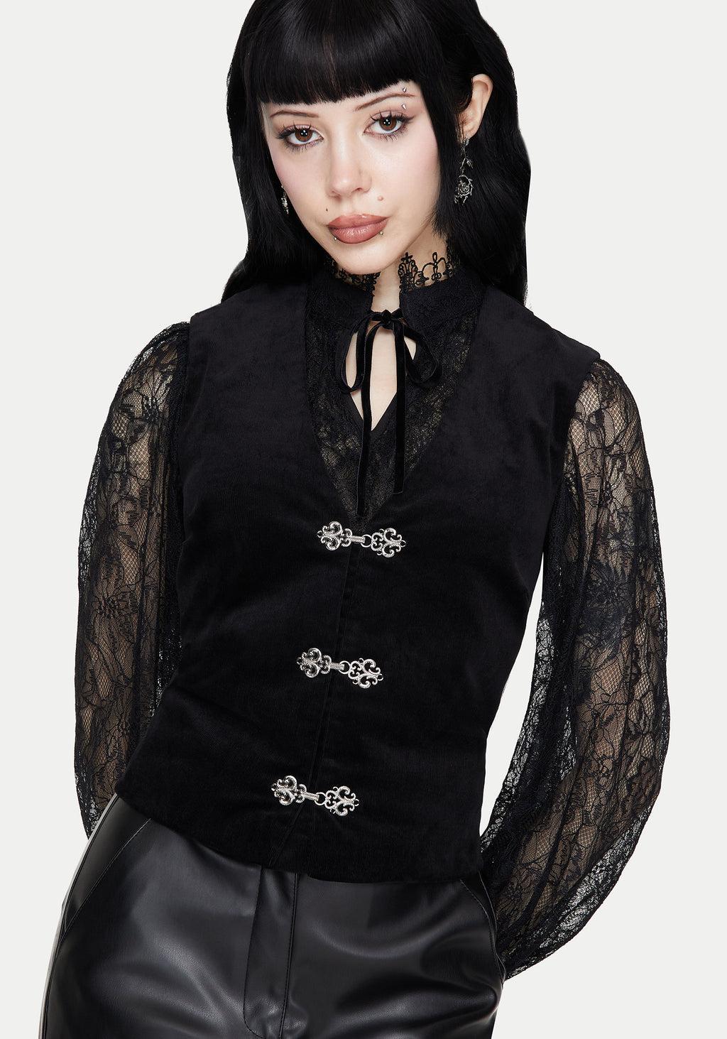 Mire Sleeveless Corduroy Waistcoat Top Product Image