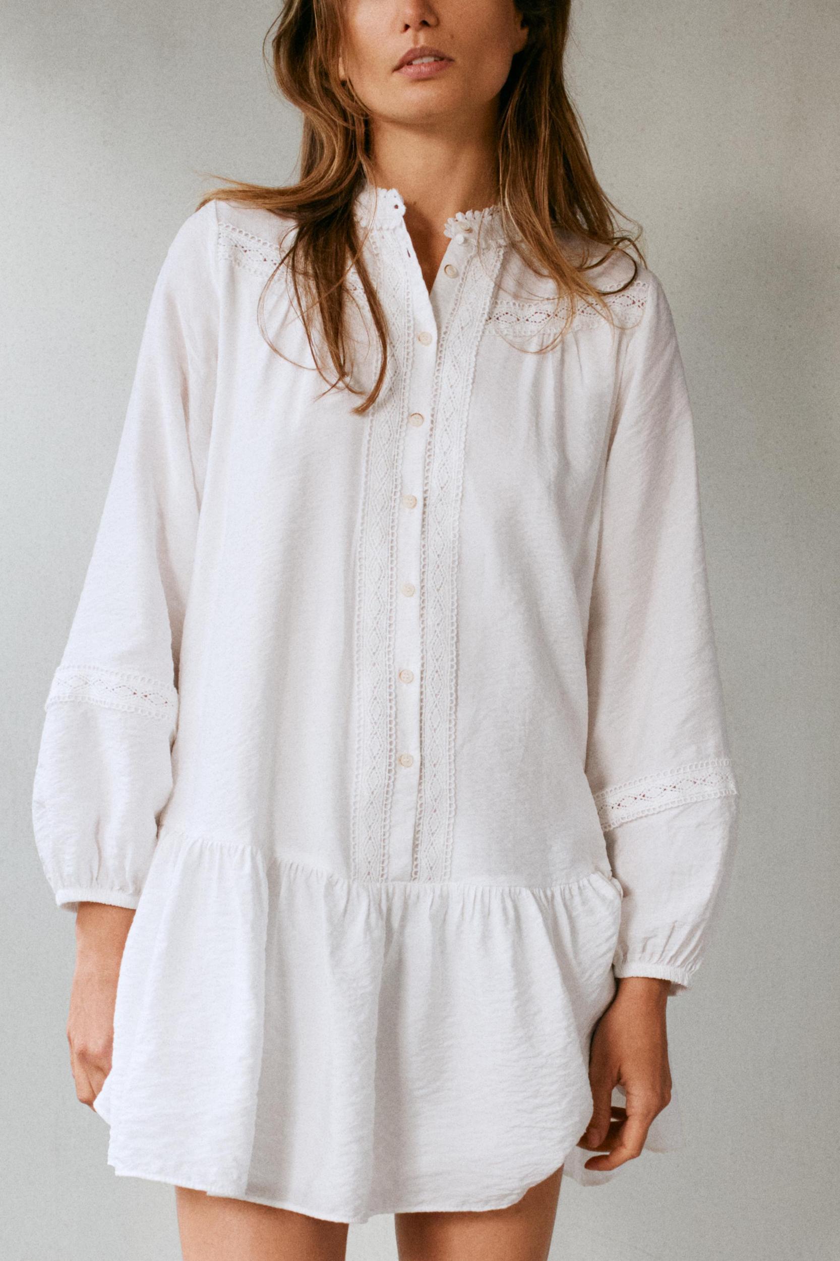 PINTUCK MINI DRESS Product Image