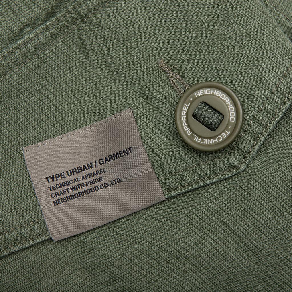 Wide Cargo Short Pants - Olive Drab Male Product Image