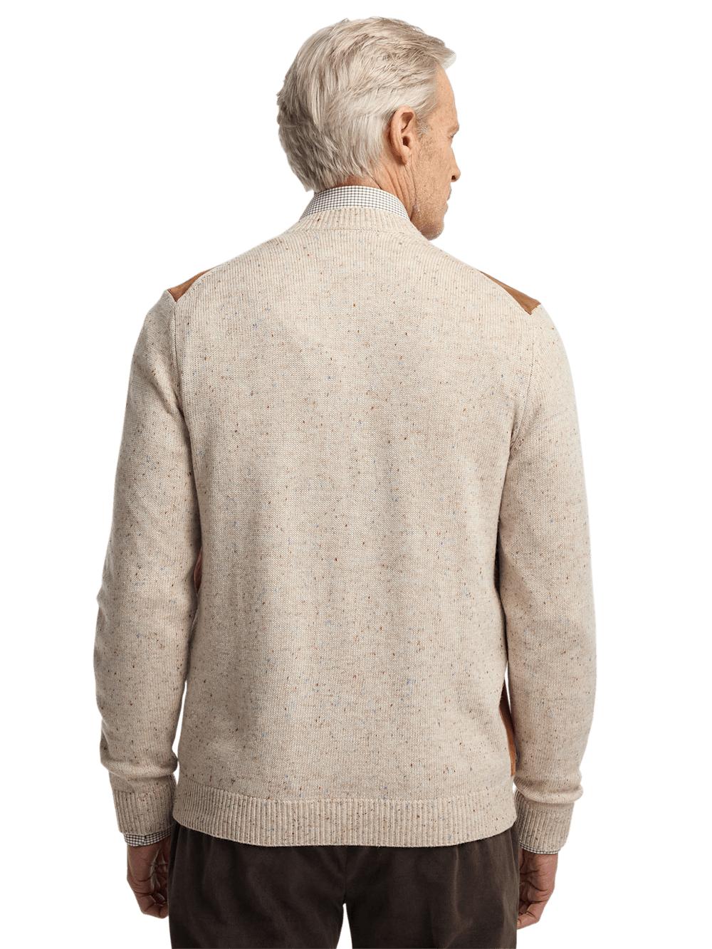 Donegal Button Front Cardigan Sweater - Ivory Product Image