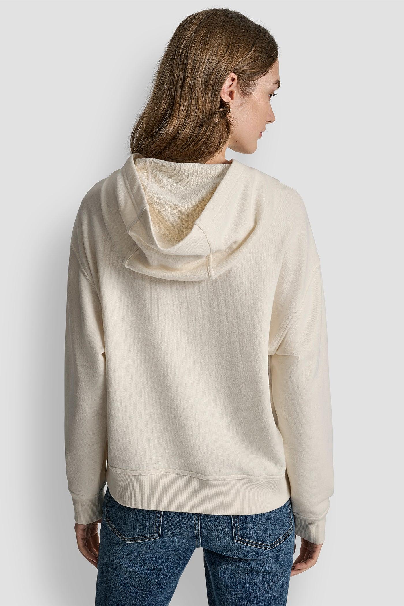 DKNY JEANS SATIN APPLIQUE CHAINSTITCH LOGO SWEATSHIRT Product Image