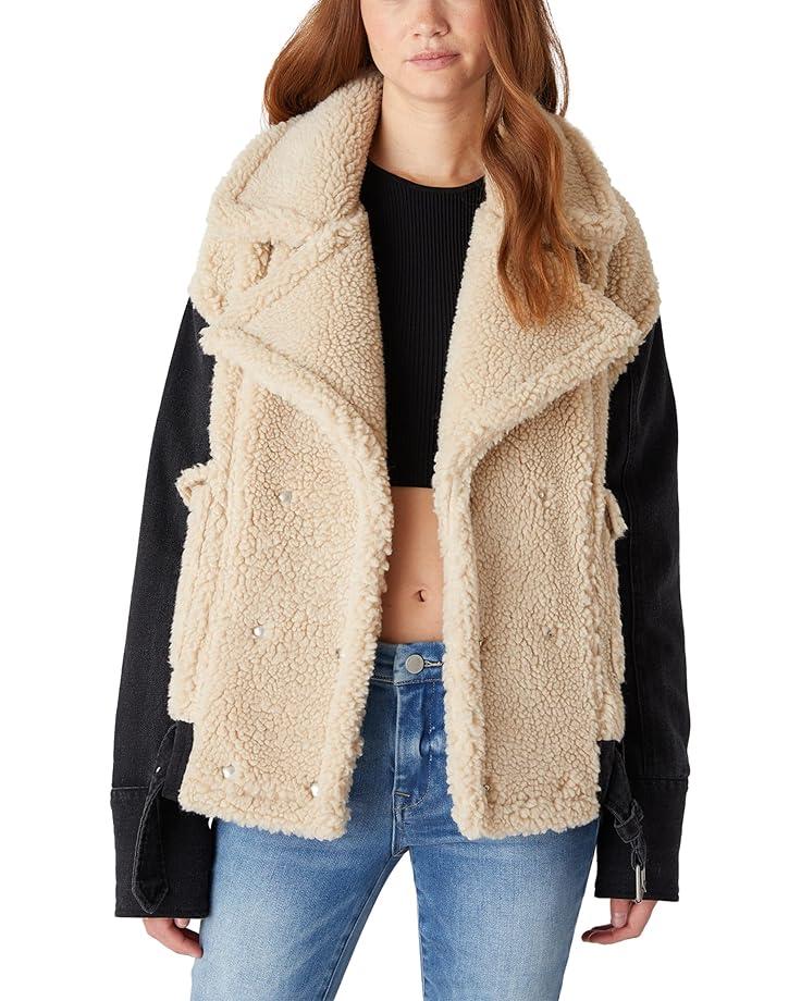 Denim and Sherpa Jacket Product Image