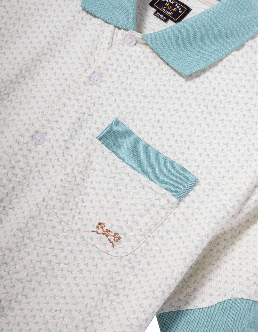 DARK SEAS Homer Mens Button Up Shirt - WHITE COMBO Product Image