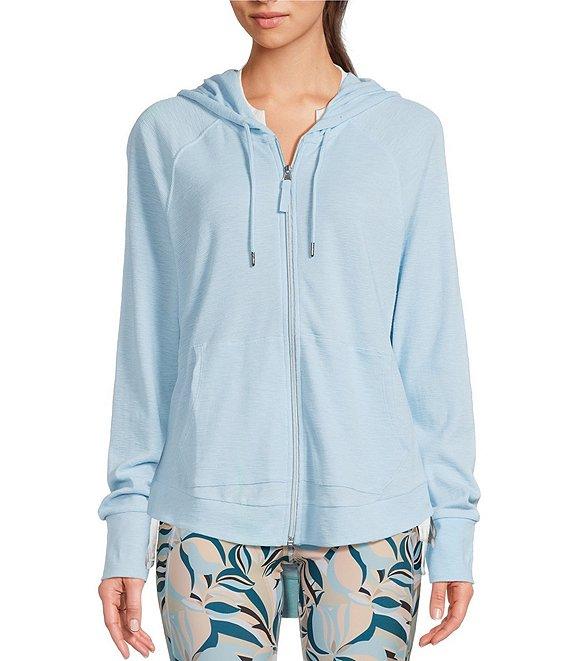 Kinesis Long Sleeve Zip Front Thumb Hole Hoodie Product Image