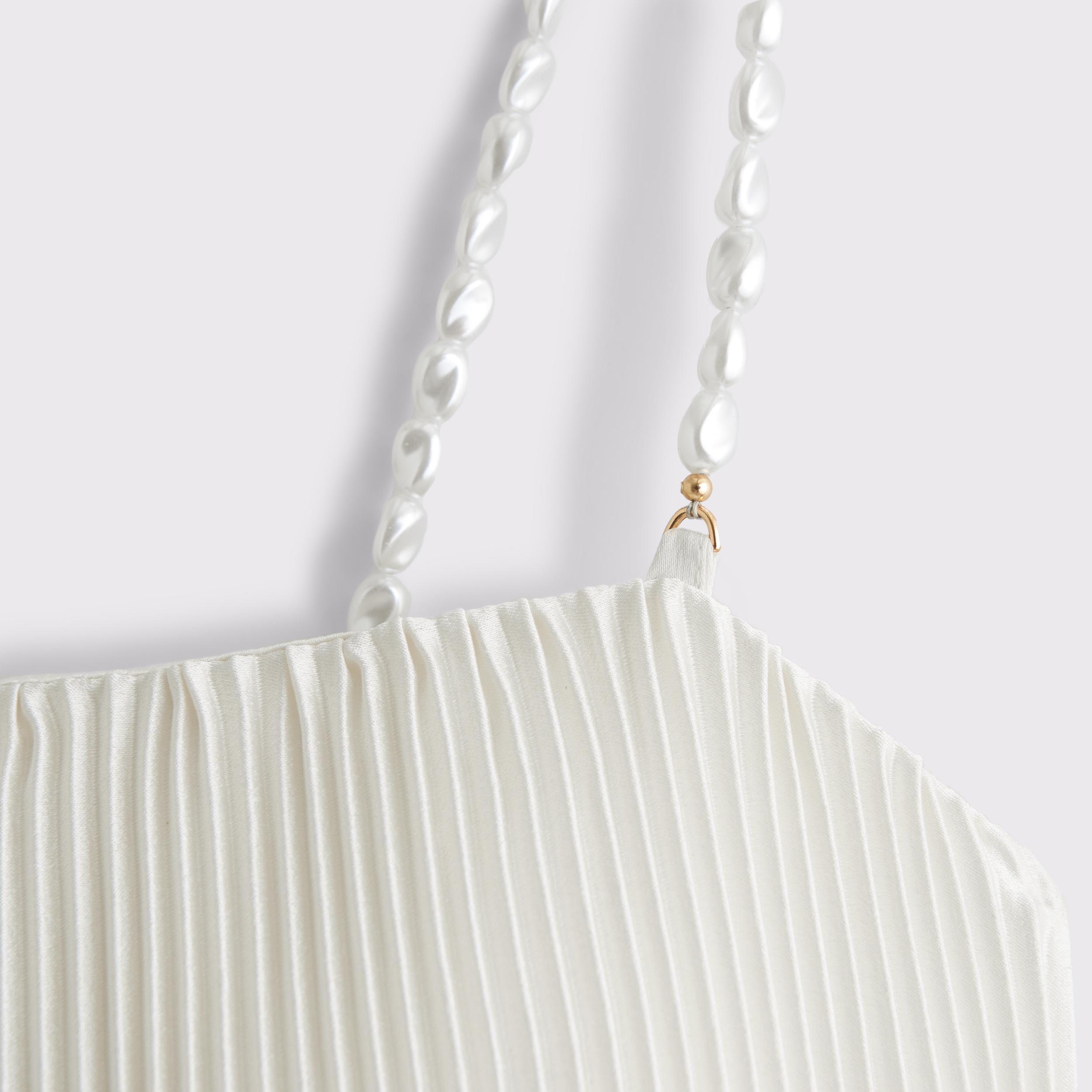 The A&F Giselle Faux Pearl Pleat Release Mini Dress Product Image