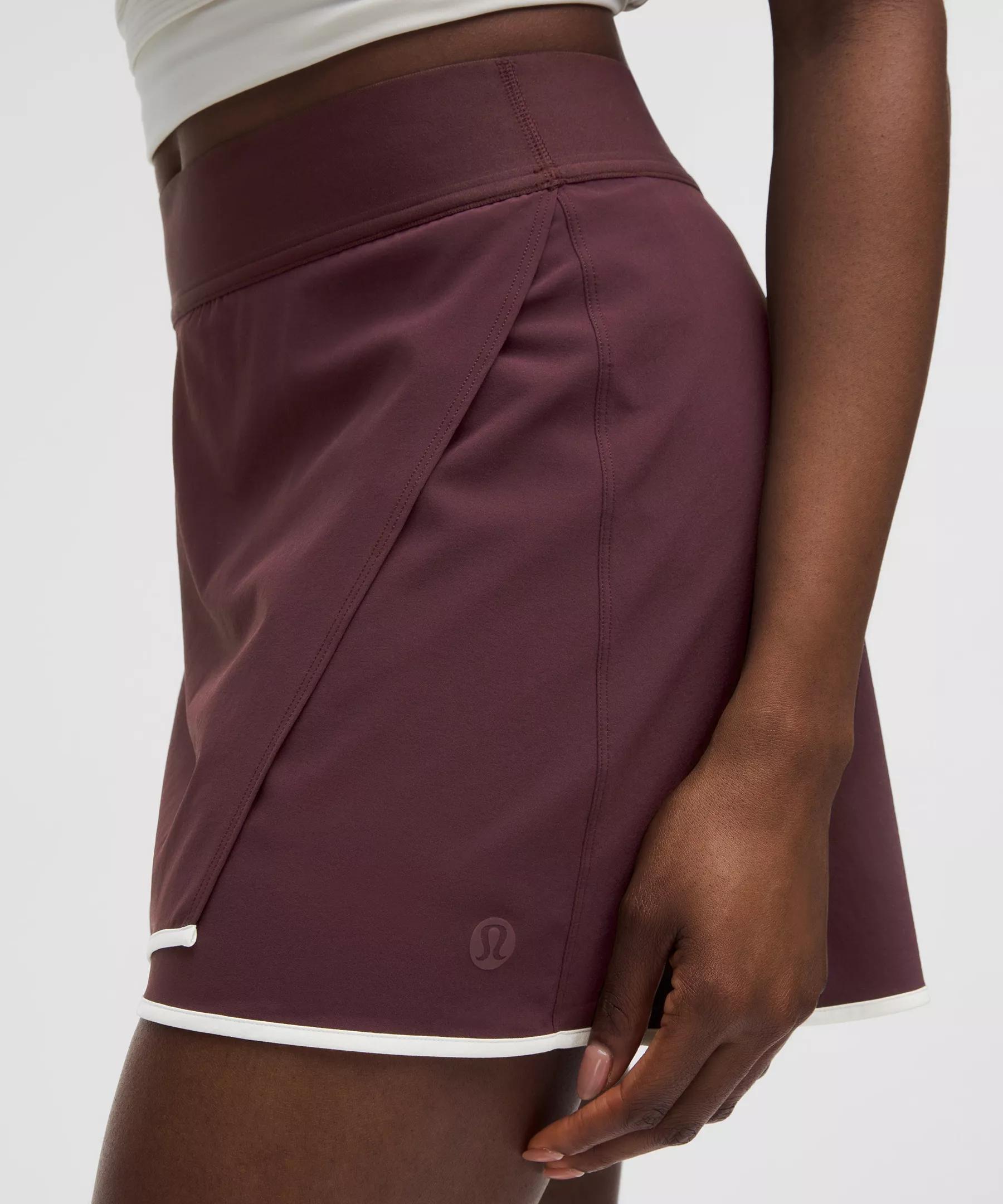 Lightweight Wrap-Front Tennis Skirt Product Image