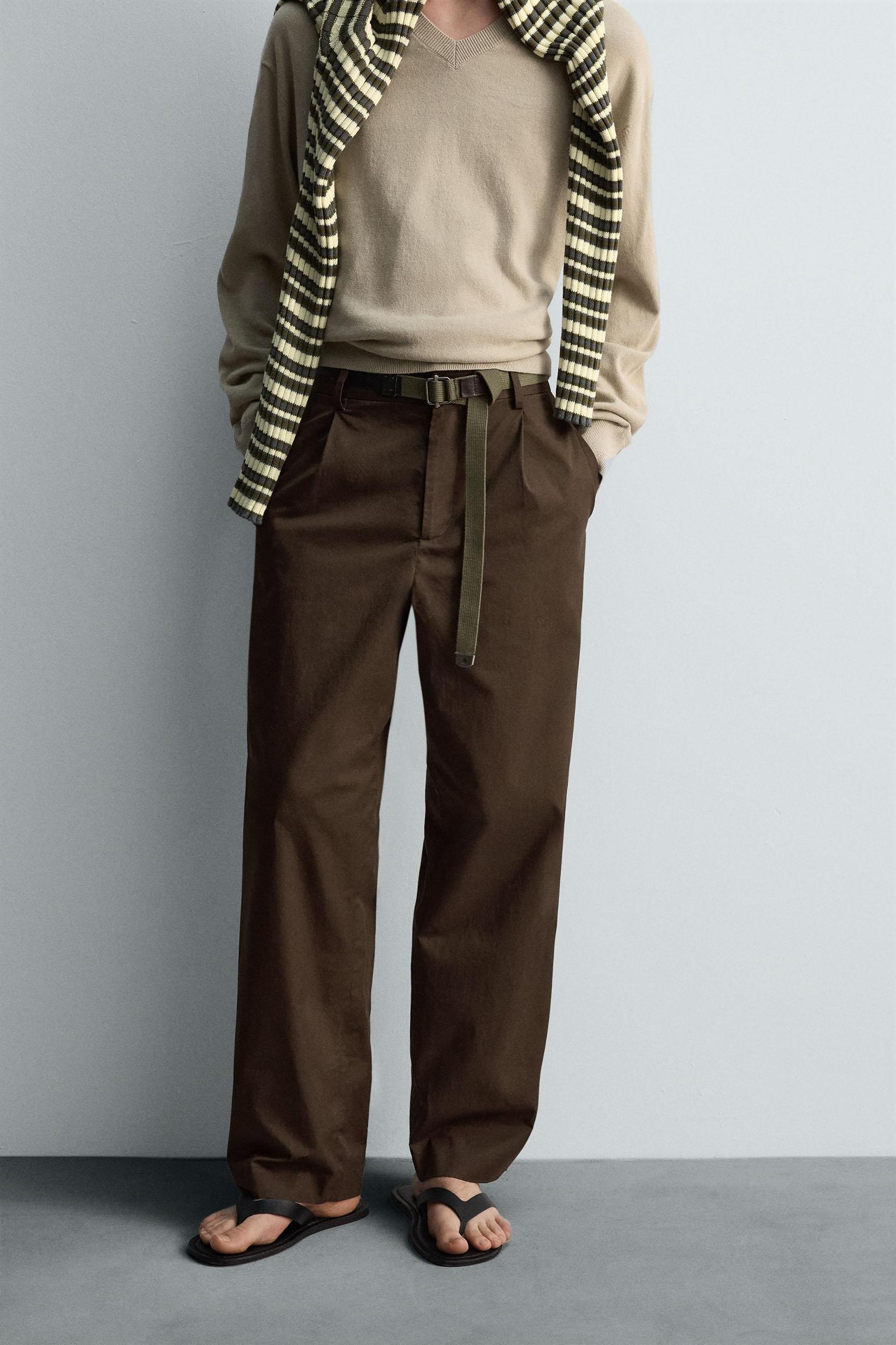 LIMITED EDITION PLEATED CHINO PANTS Product Image