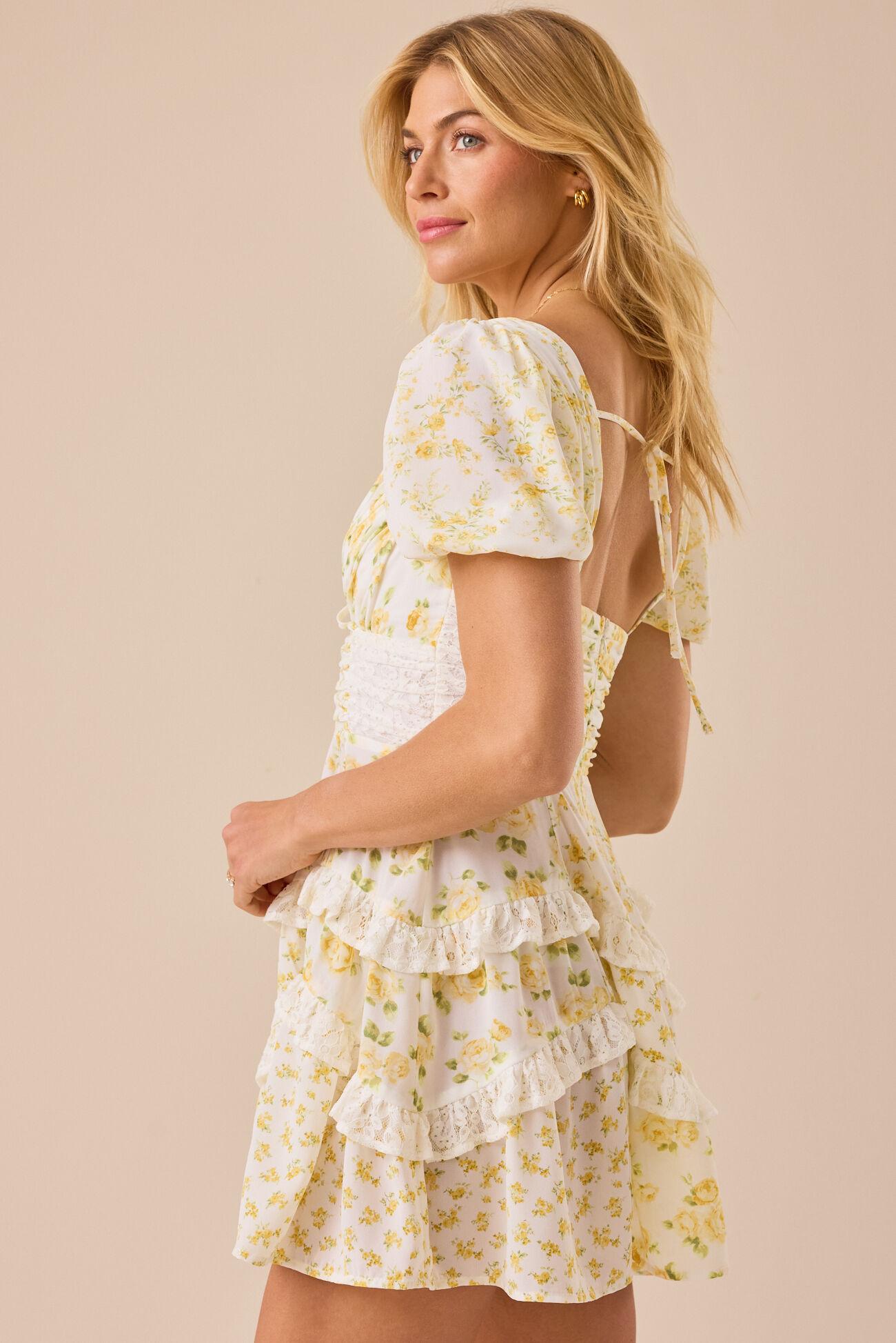 Aderny Floral Mini Dress Product Image