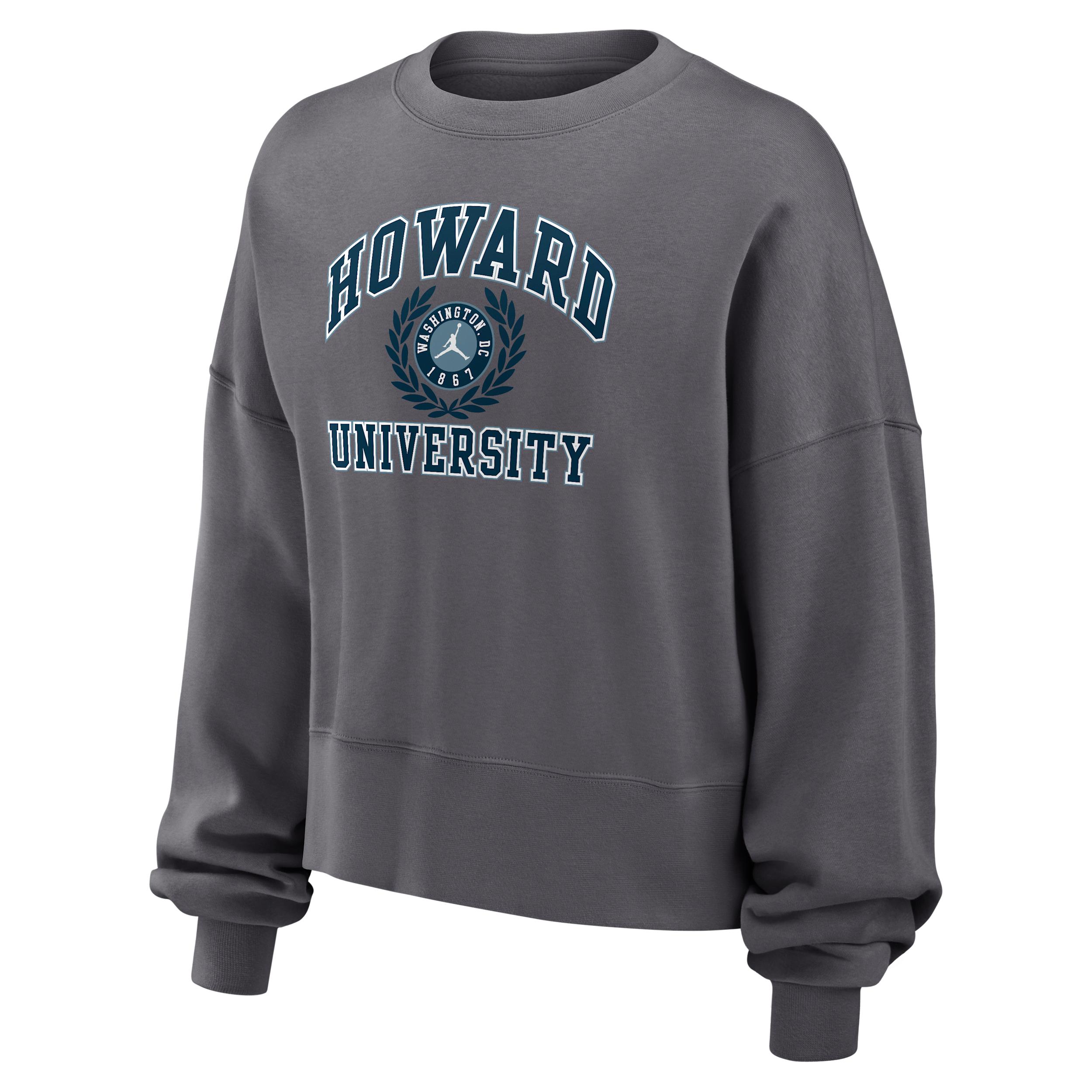 Nike Women's Howard Jordan College Crew-Neck Sweatshirt Product Image