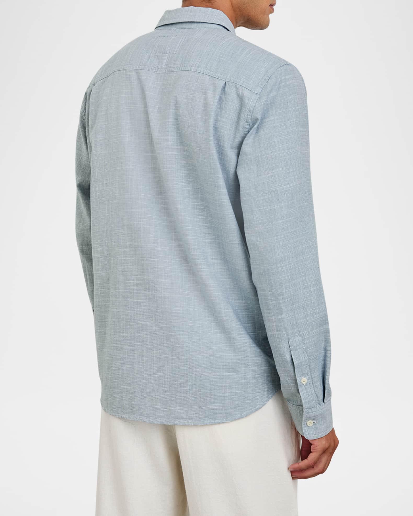 Men's Wyatt Cotton Casual Button-Down Shirt Product Image