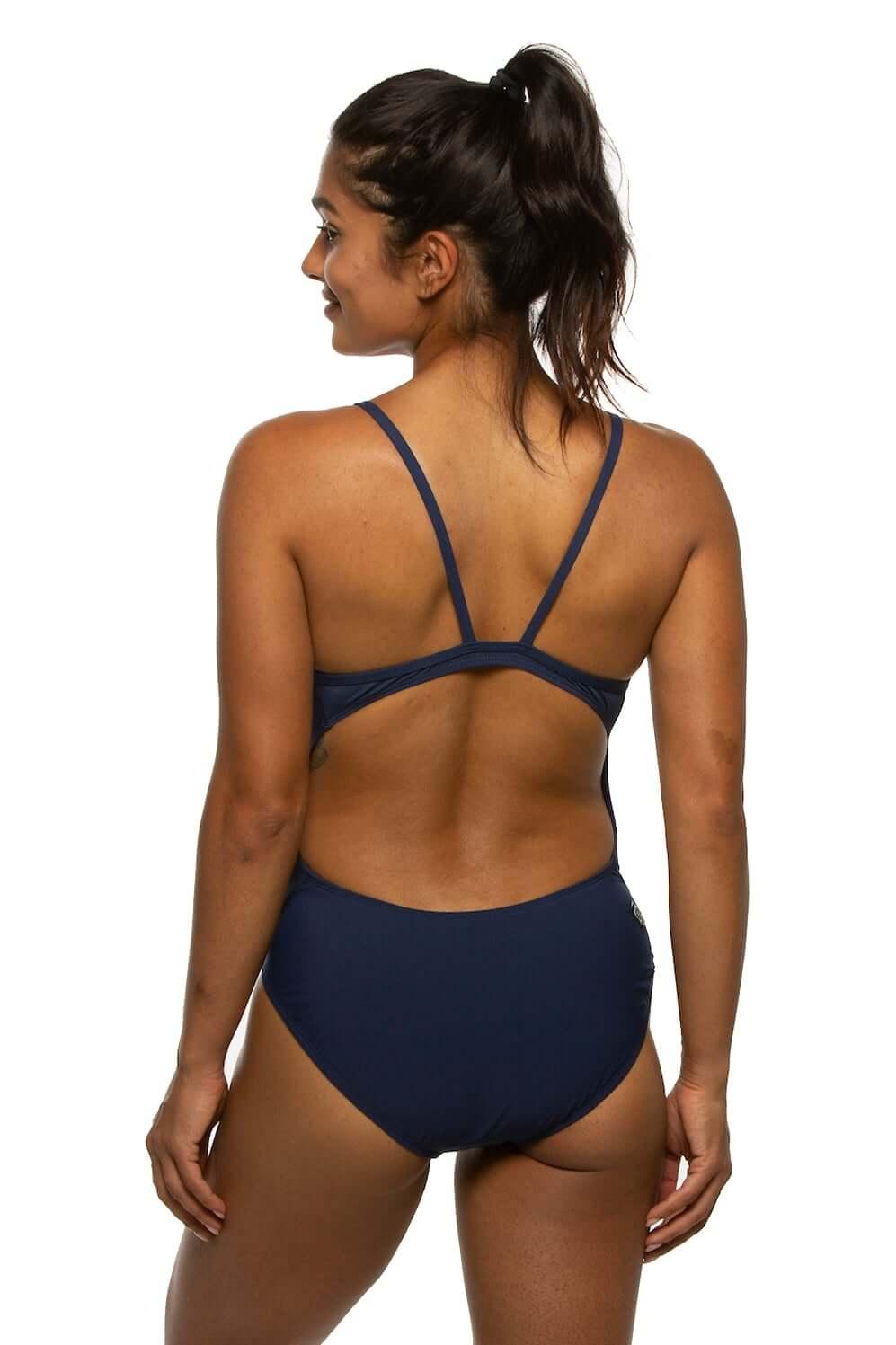 Devon One Piece Swimsuit - Navy Female Product Image
