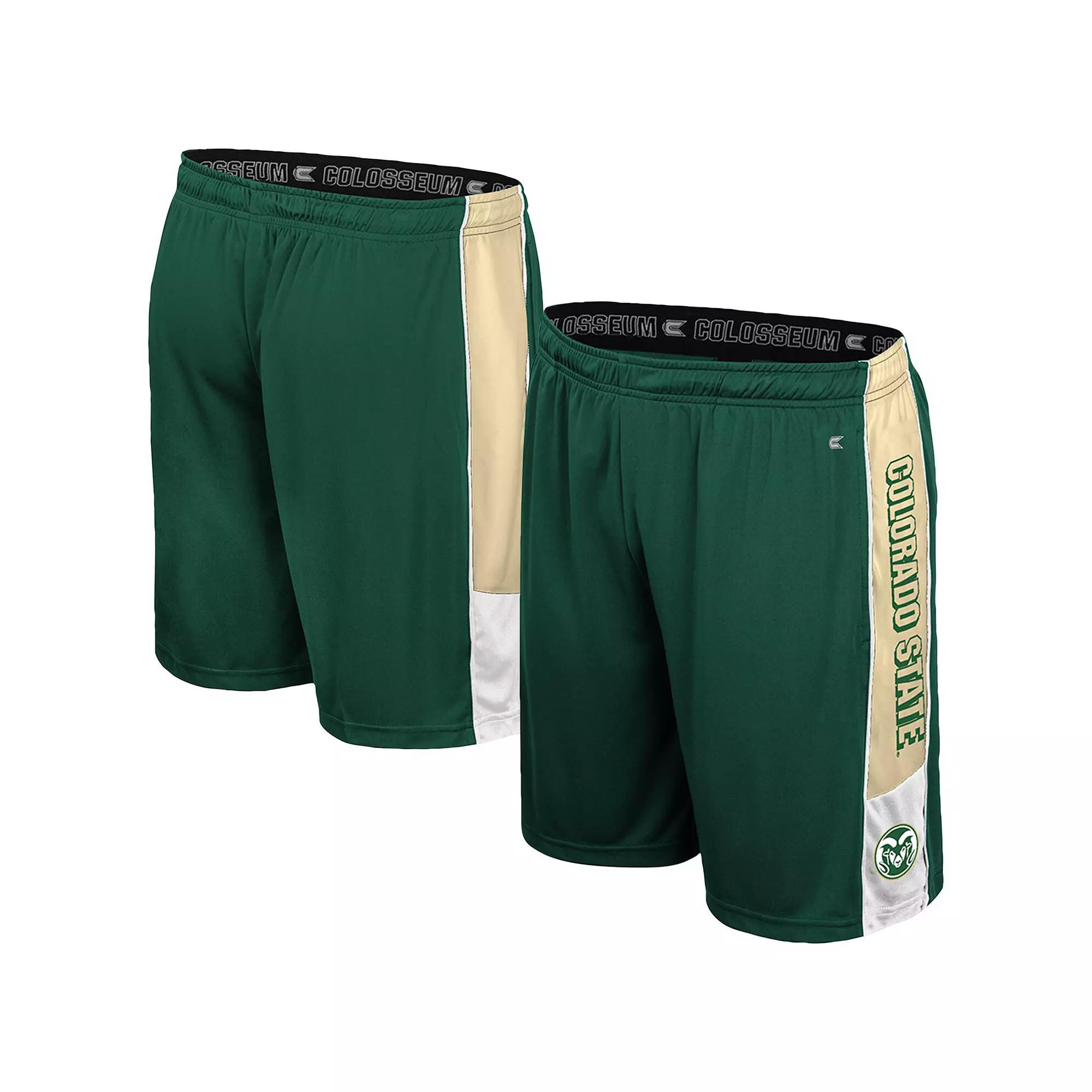 Men's Colosseum Green Colorado State Rams Quantum Shorts,  Product Image