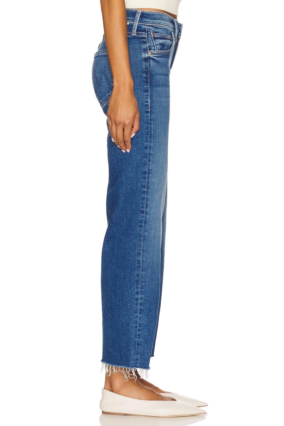 The Rambler Zip Ankle Fray Jeans MOTHER Product Image