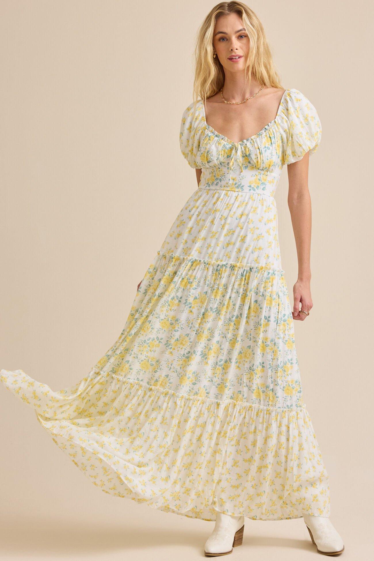 Delilah Floral Maxi Dress Product Image