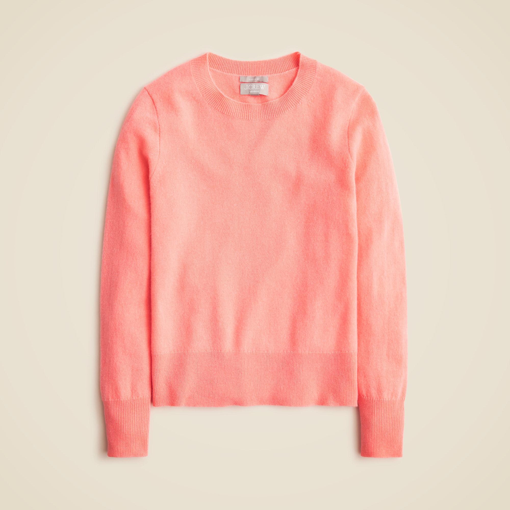 Cashmere classic-fit crewneck sweater Product Image