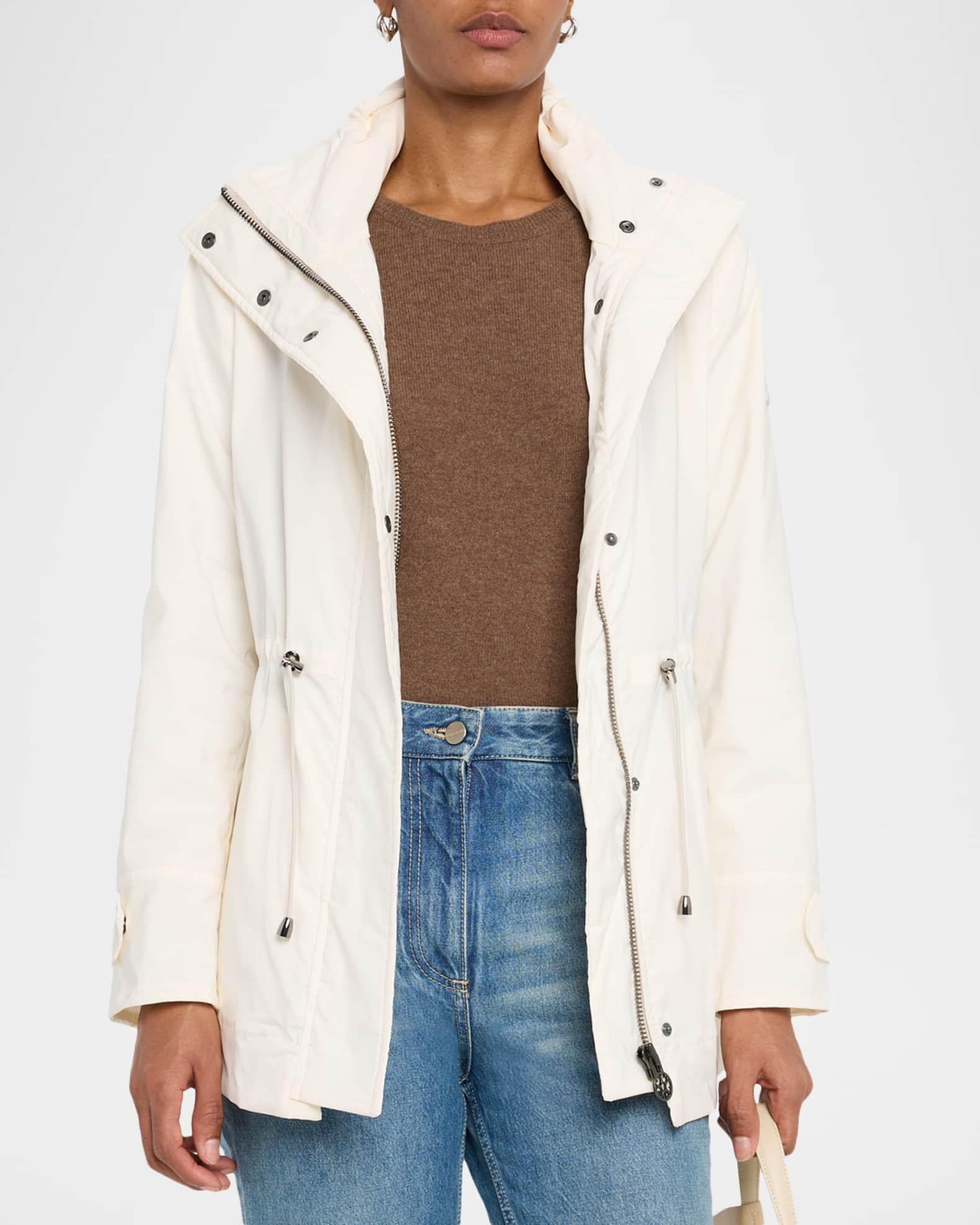 Lightweight Jacket With Concealed Hood Product Image