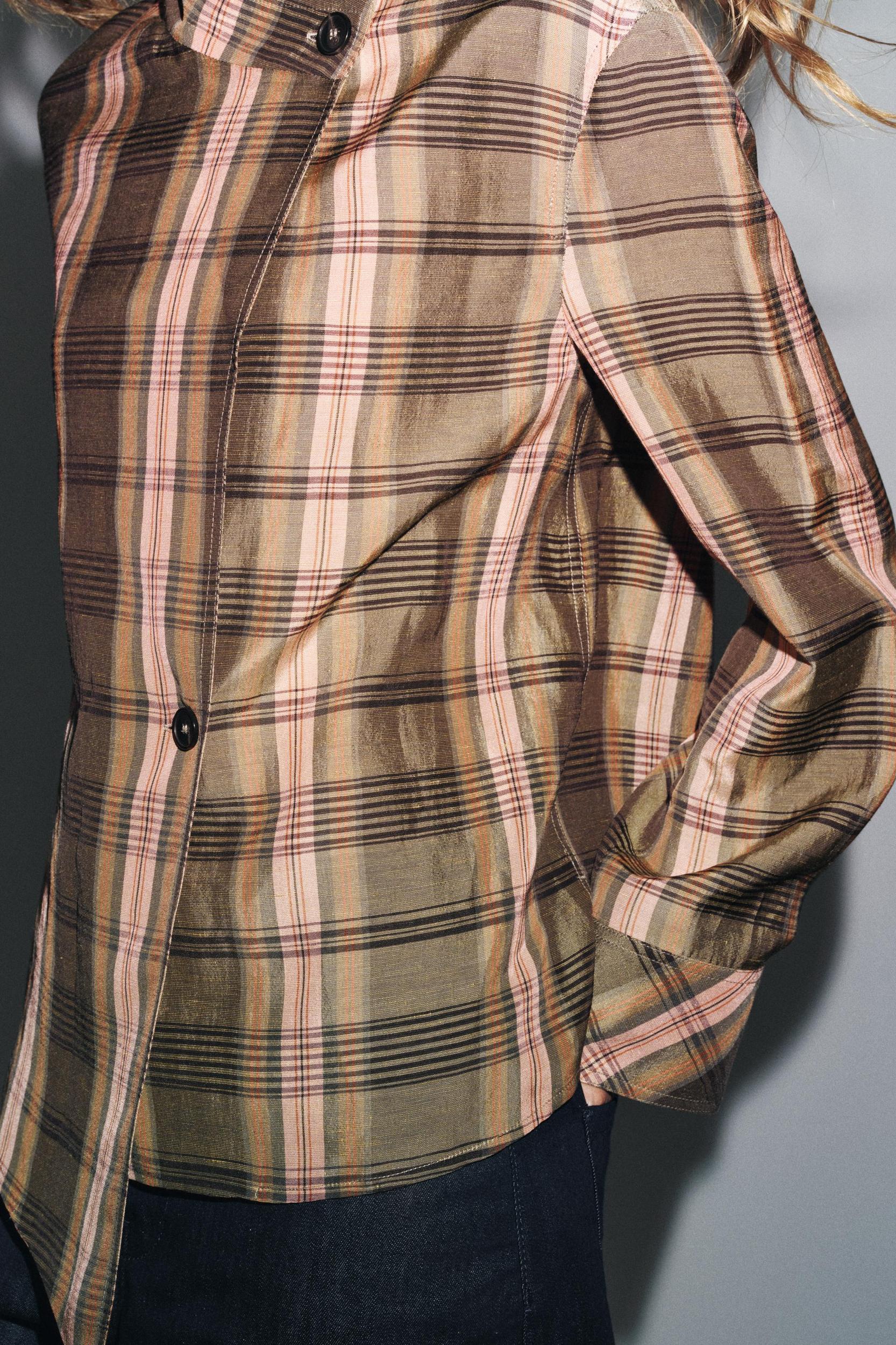 ZW COLLECTION OVERSIZED CHECK OVERSHIRT Product Image