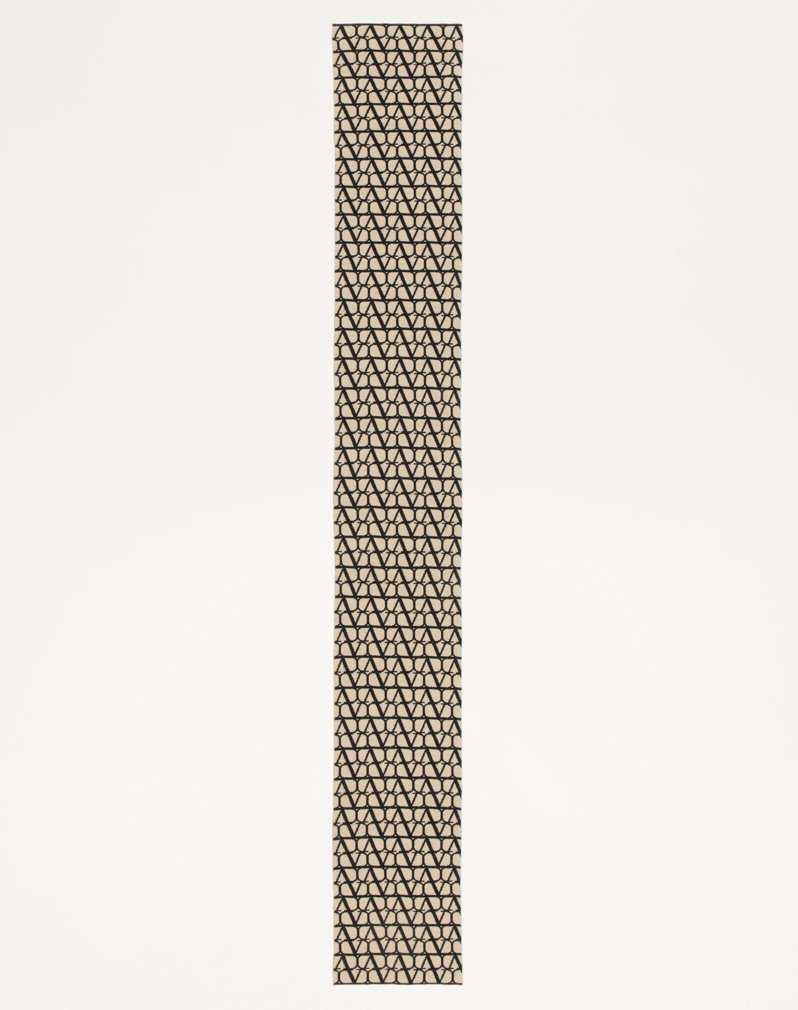 Toile Iconographe Cashmere And Silk Knitted Scarf  Product Image