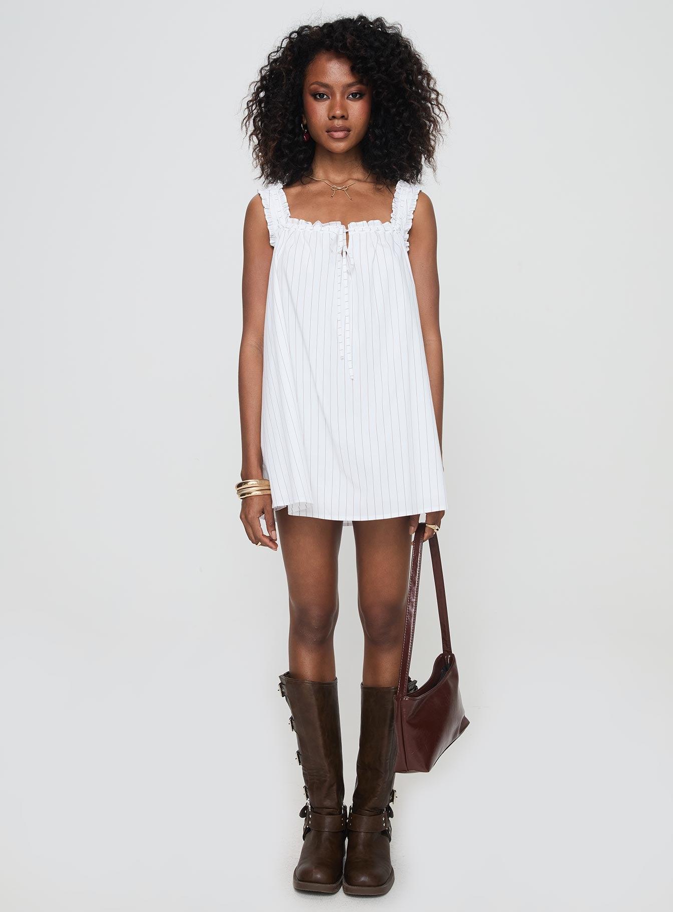 Swing Mini Dress Stripe Product Image