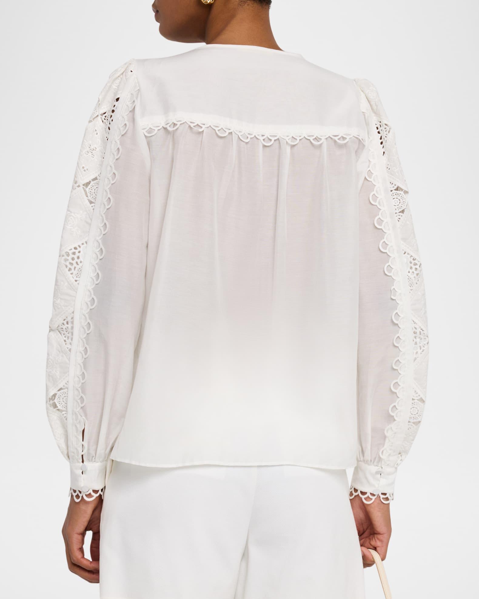 Novi Lace-Embellished Blouse Product Image