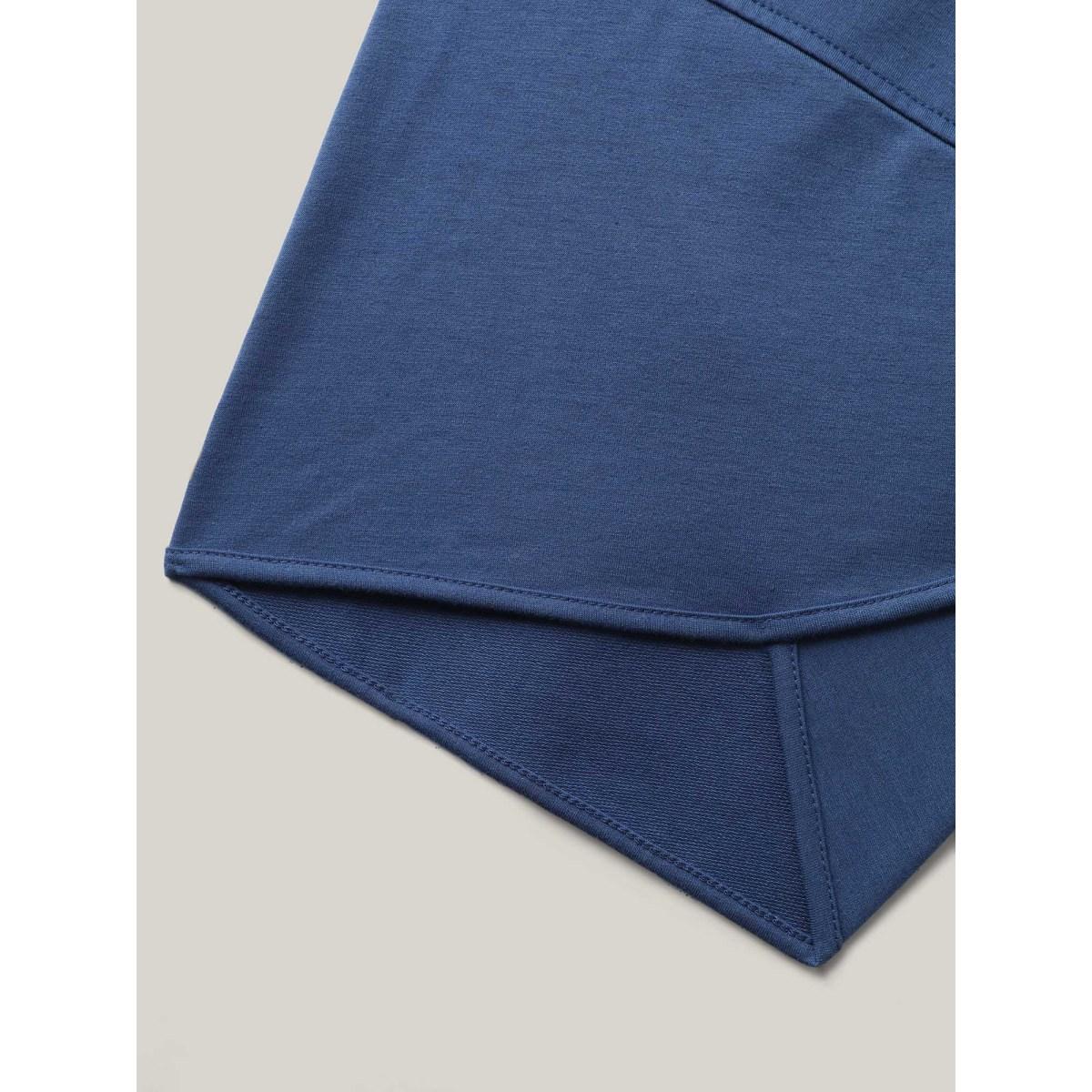 Plus Size Mid Waist Rolled Hem Straight-Leg Solid Pants Women DimGray At the Office Straight Leg Mid Rise Office Pants BloomChic 22-24/3X Product Image