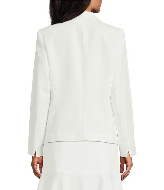 Kasper Stretch Crepe Notch Collar 2-Button Jacket Product Image