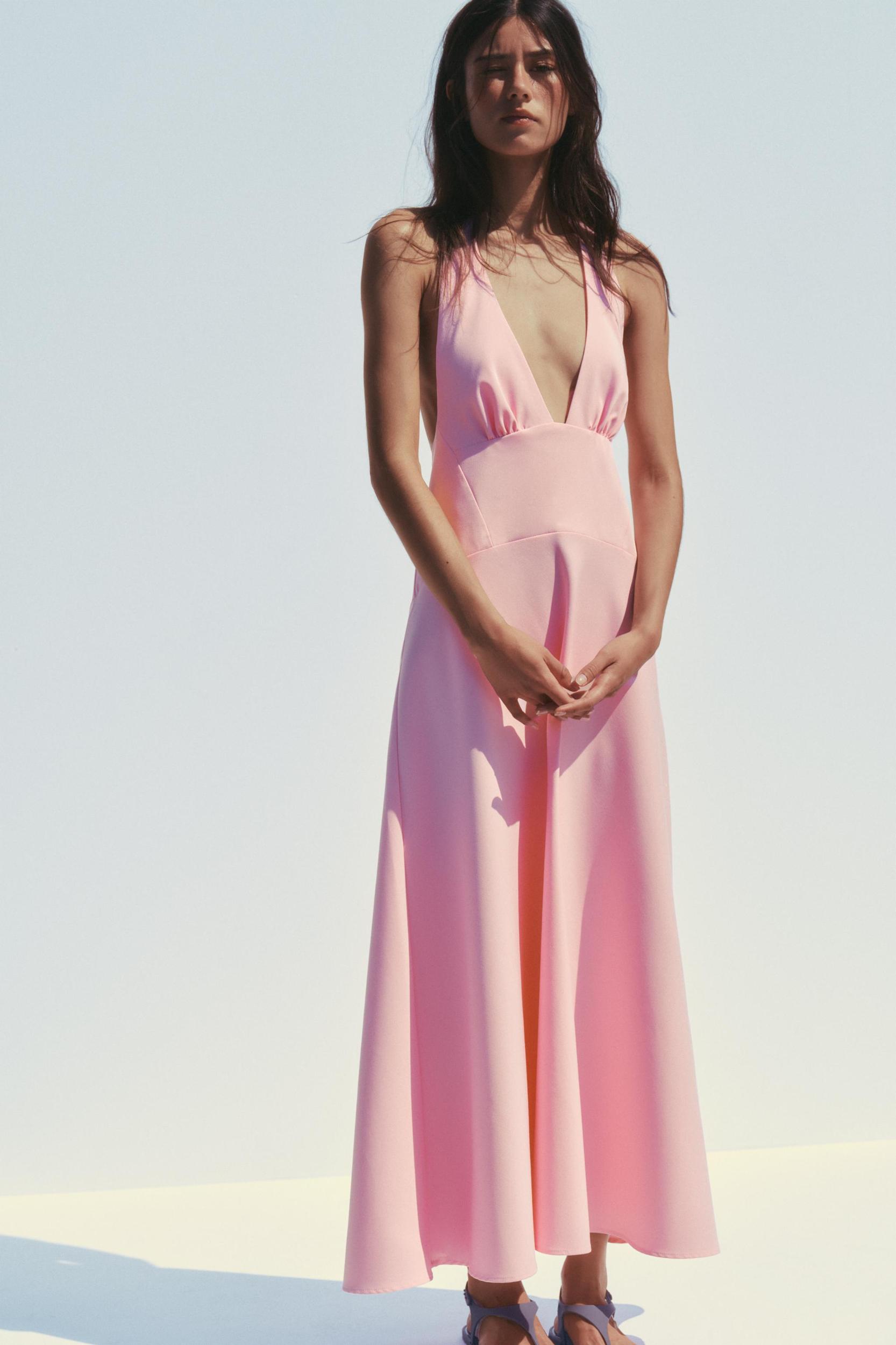 MIDI HALTER DRESS Product Image