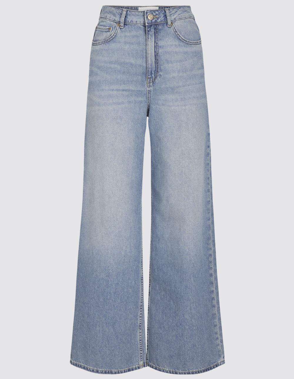 JJXX Tokyo Womens Wide Leg High Rise Jeans - LIGHT WASH Product Image