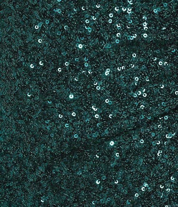 Honey and Rosie Strapless Sequin Shaped Corset Dress Product Image