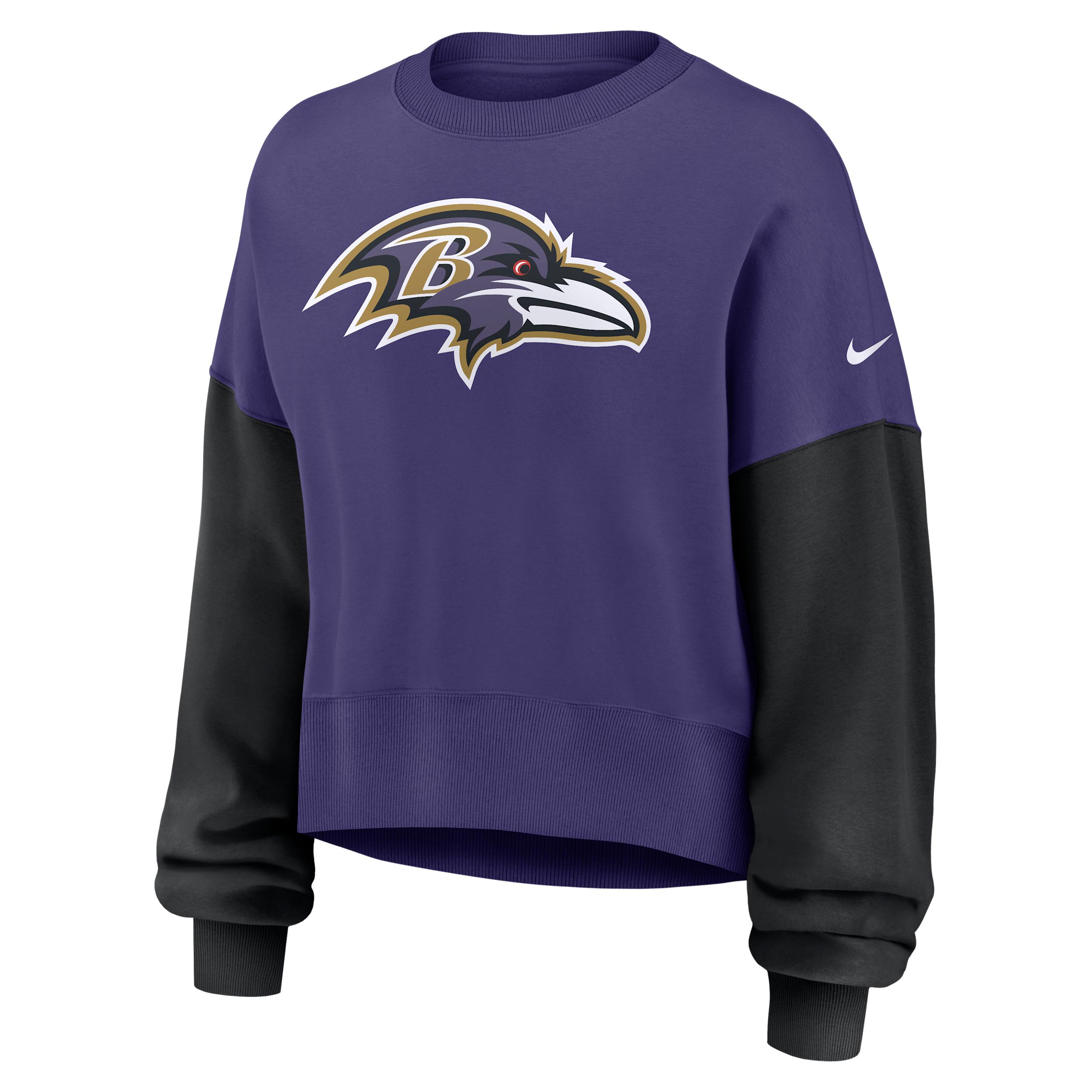 Baltimore Ravens Nike Womens NFL Pullover Crew | 01D7061Y8G-SD2 Product Image