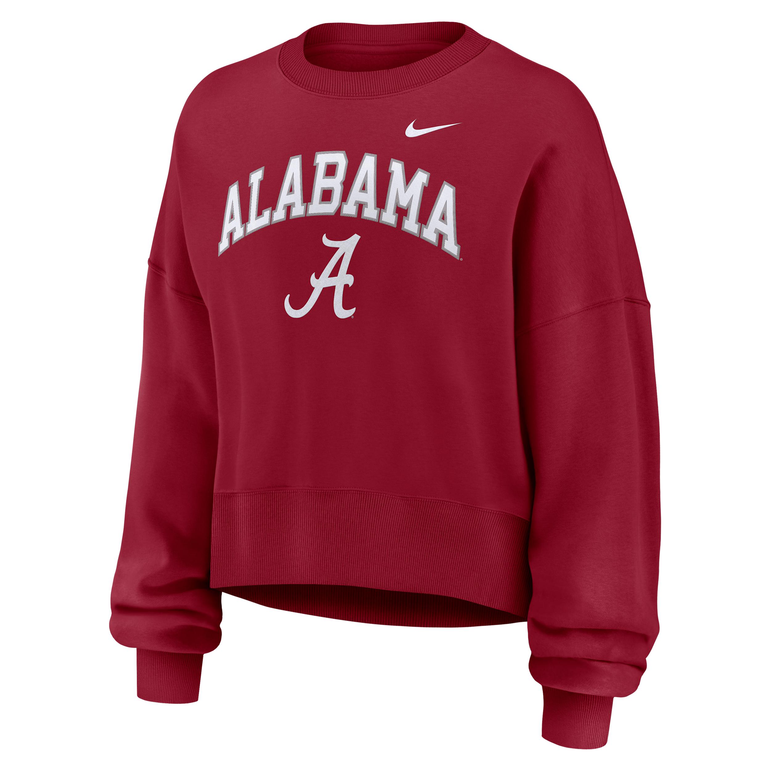 Alabama Phoenix Arch Nike Womens College Pullover Crew | 01D769WABN-Y48 Product Image