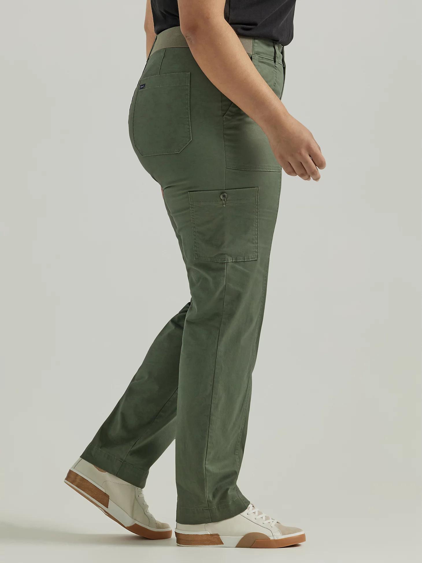 Women's Ultra Lux Comfort with Flex-to-Go Loose Utility Pant (Plus) | Women's Pants | Lee® Product Image