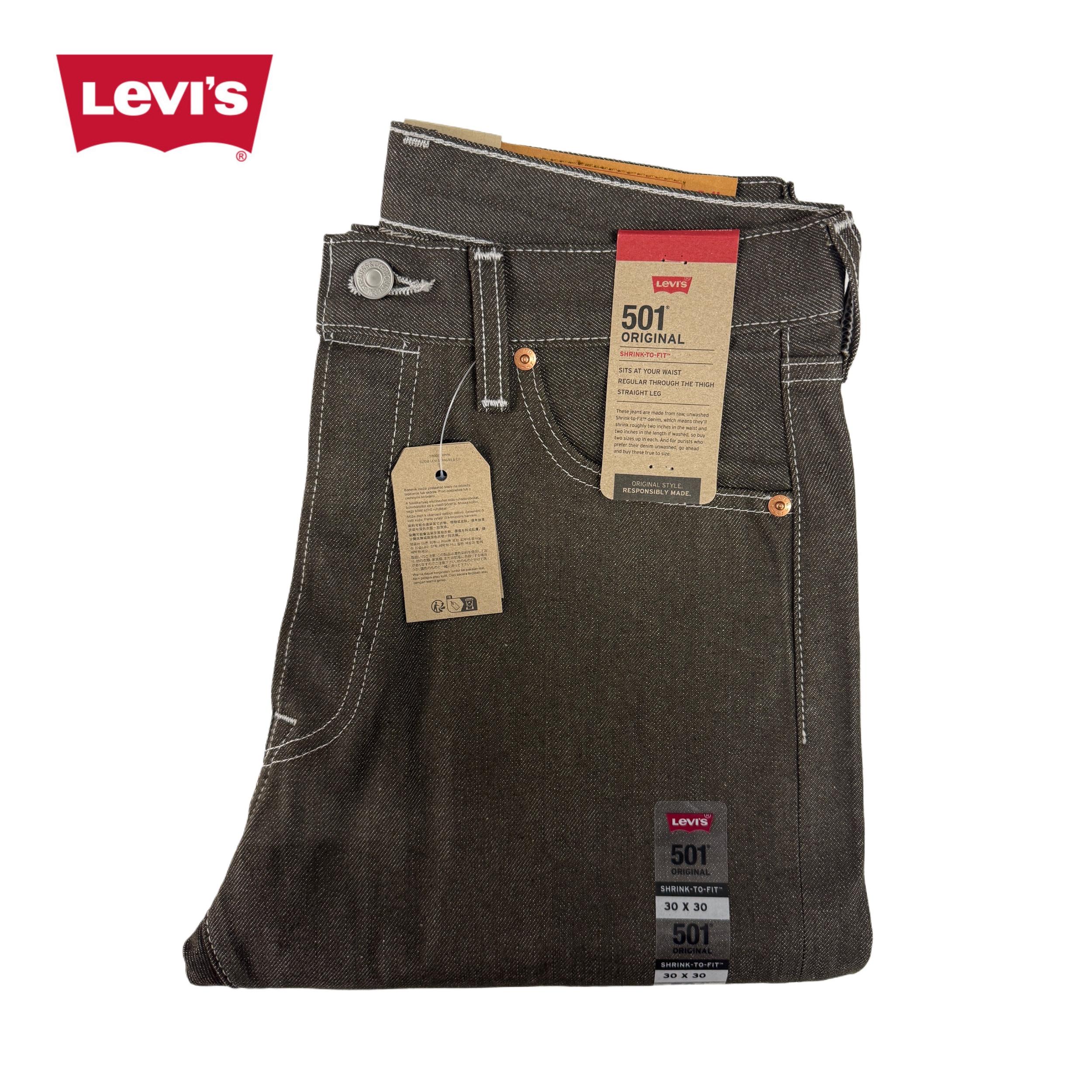 Levi's 501 Shrink-to-Fit - Denim Brown Male Product Image