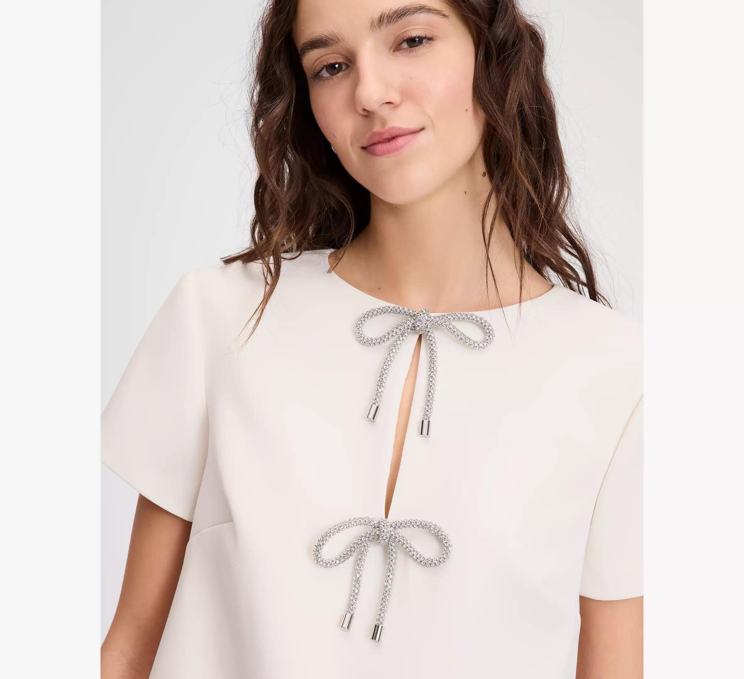 Rhinestone Bow Dress Product Image