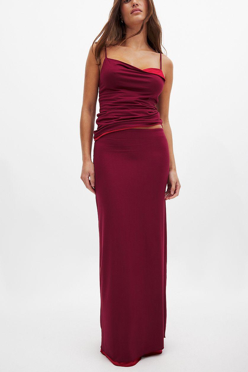 Jersey Maxi Skirt Product Image