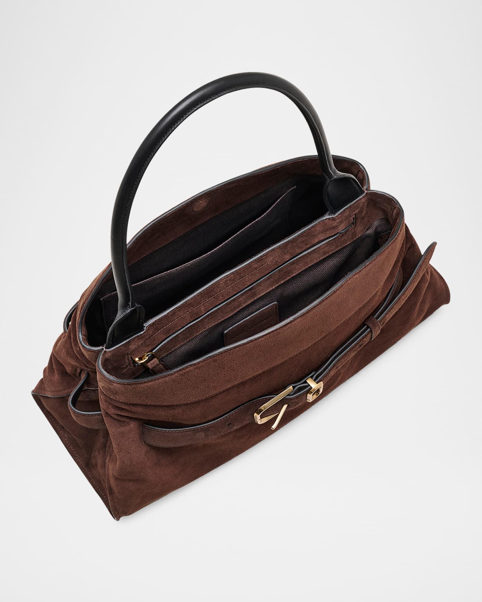 The Satchel Suede Shoulder Bag Product Image
