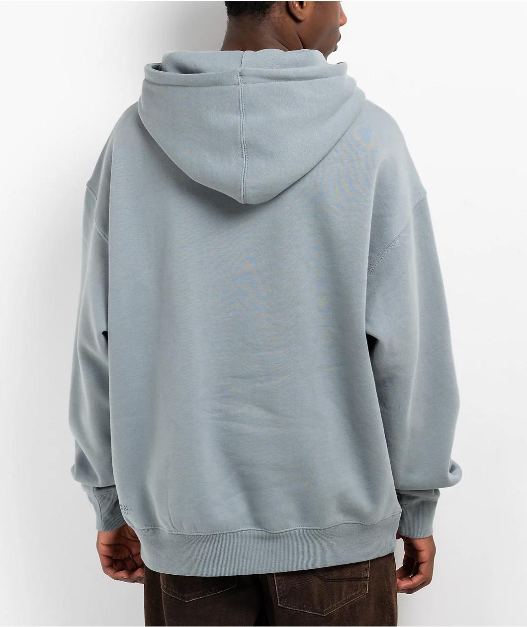 Ninth Hall Fundamental Blue Boxy Hoodie Product Image