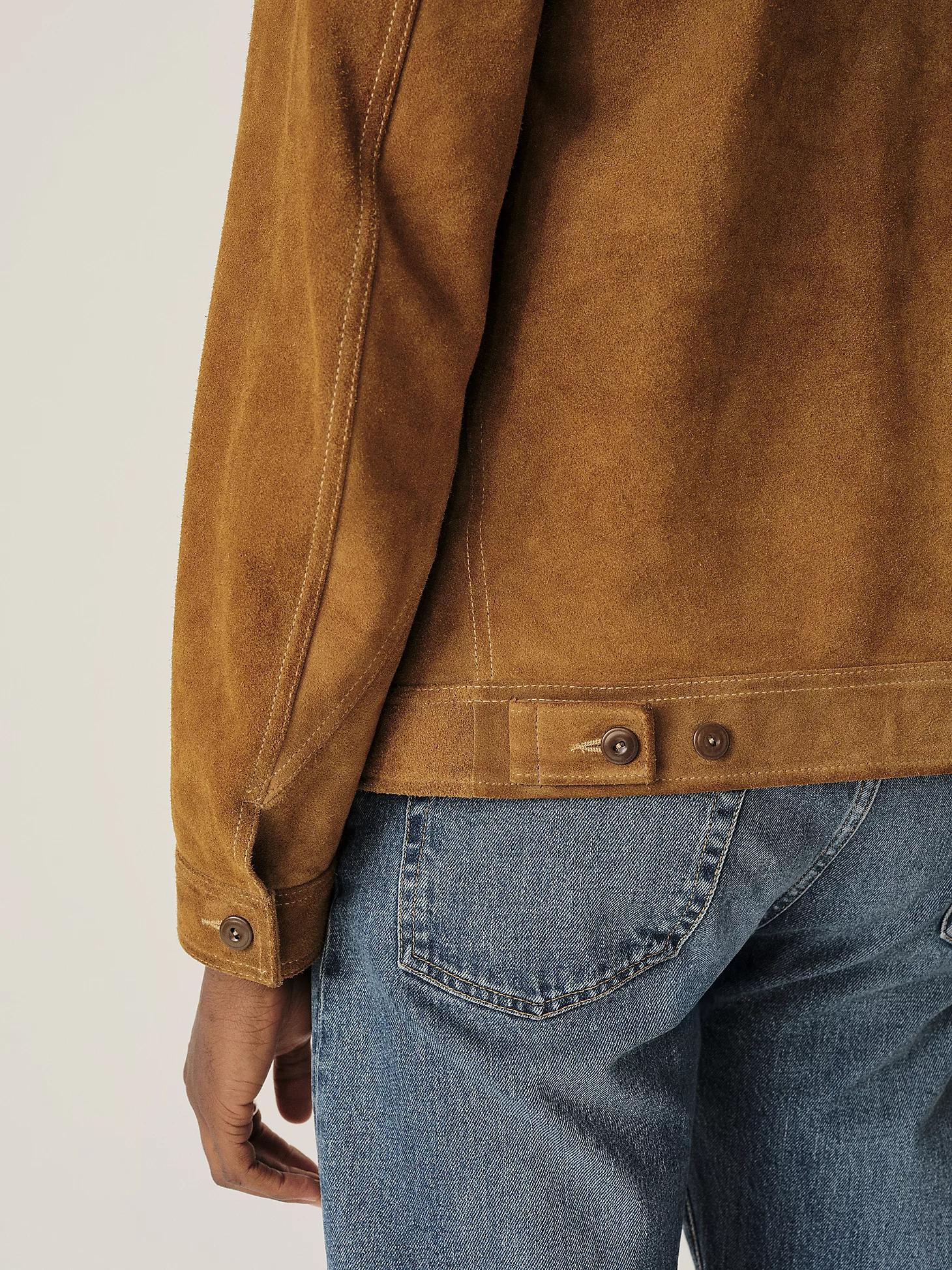 Men's Lee® x Buck Mason Rambler Suede 91-B Jacket | Men's Jackets & Outerwear | Lee® Product Image