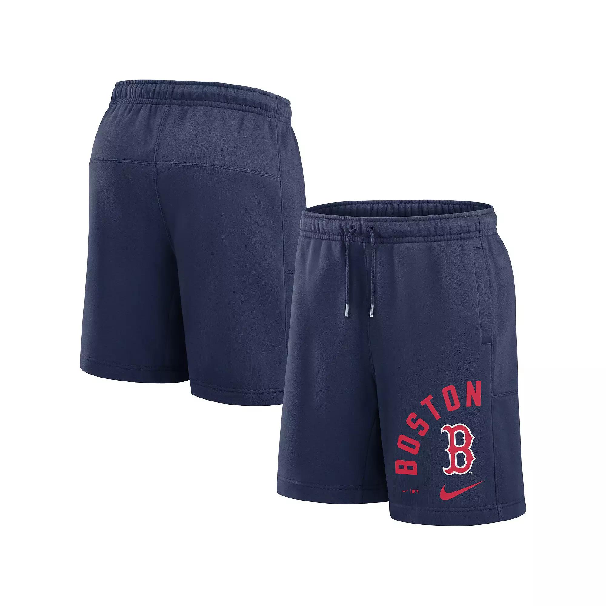 Men's Nike Navy Boston Red Sox Arched Kicker Shorts,  Product Image
