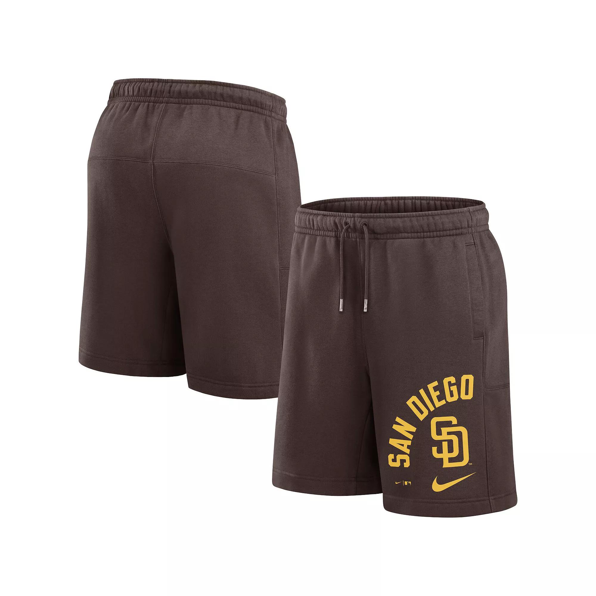 Men's Nike Brown San Diego Padres Arched Kicker Shorts,  Product Image