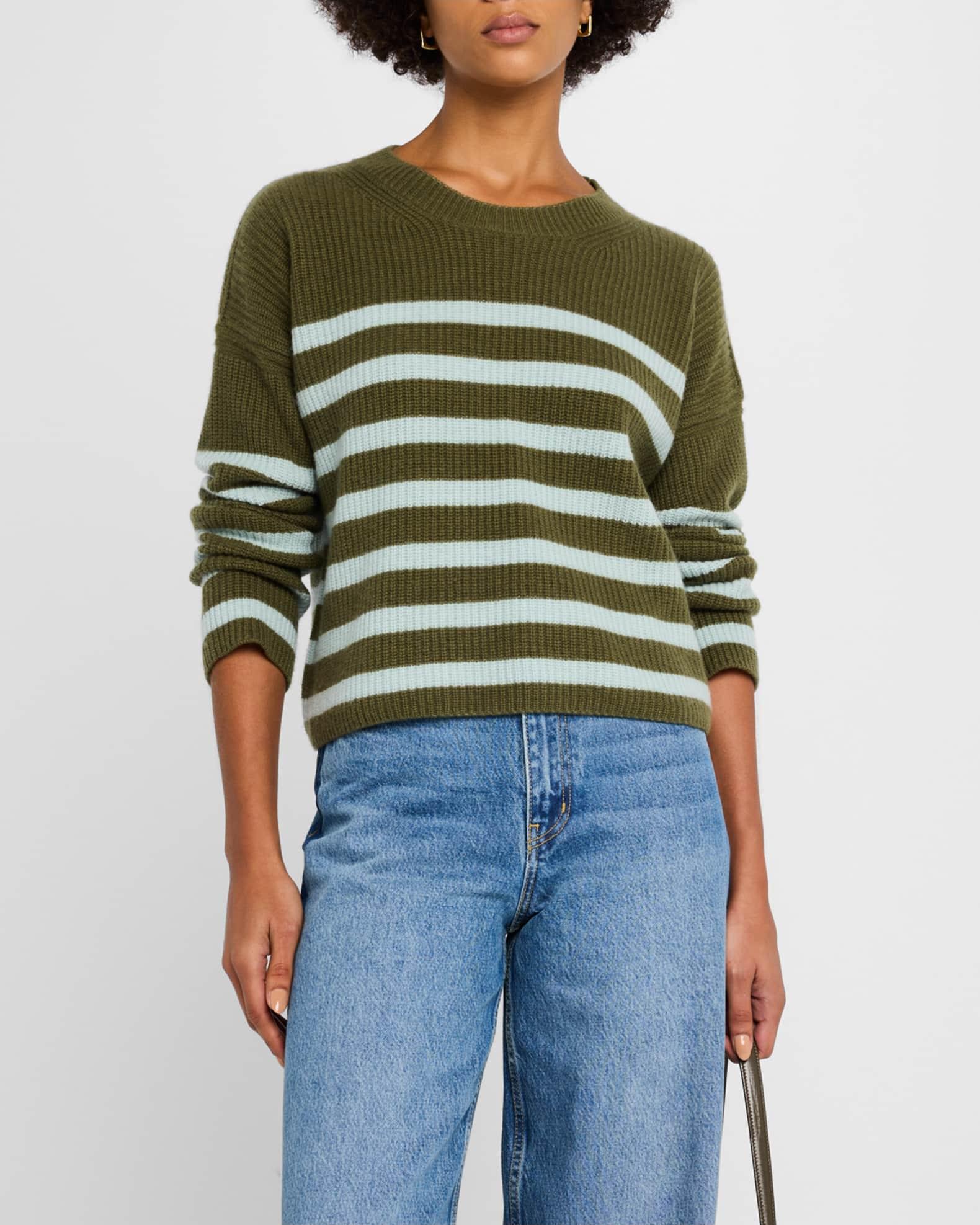 Mini Striped Toujours Cashmere Sweater Product Image