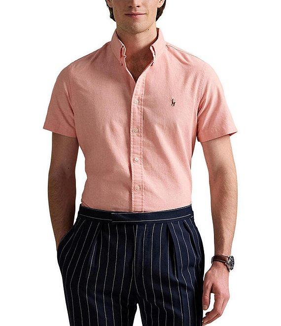 Polo Ralph Lauren Big & Tall Short Sleeve Oxford Woven Shirt Product Image