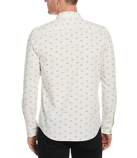 Perry Ellis Geo Print Long Sleeve Woven Shirt Product Image