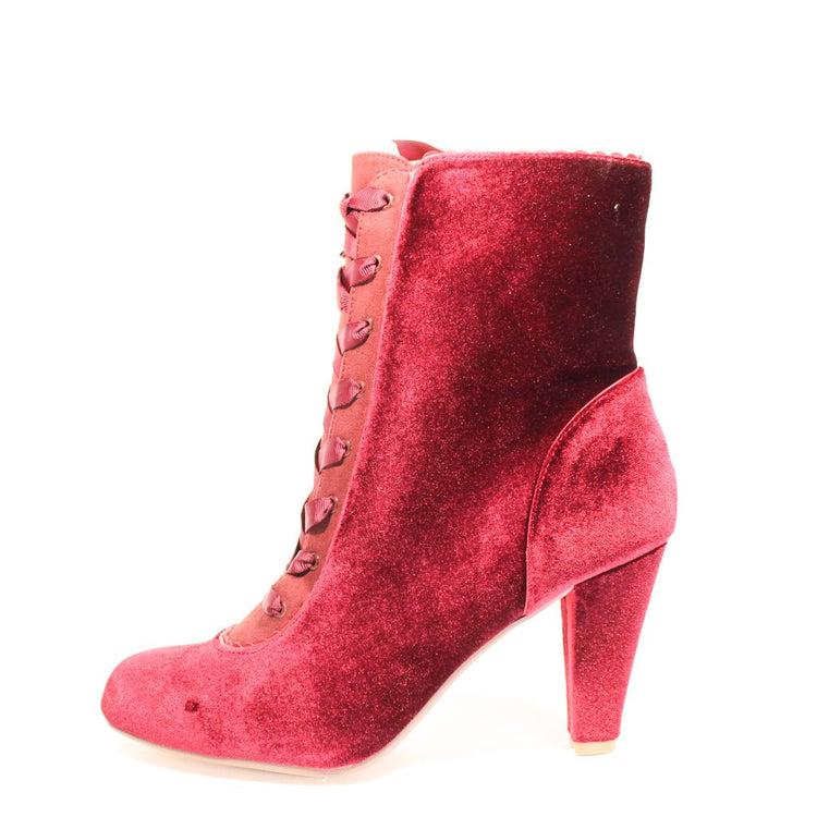 Victoria Velvet Booties Product Image